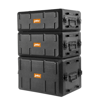 PE 10&quot; ความลึก 6U Shockmount Rack Case / 6u กรณีชั้นวางตื้น