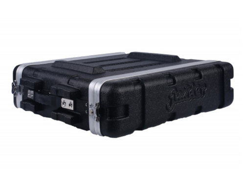 PA ABS 19 นิ้วตู้แร็ค / กล่องเครื่องบิน 2u โครงเสริมอลูมิเนียม