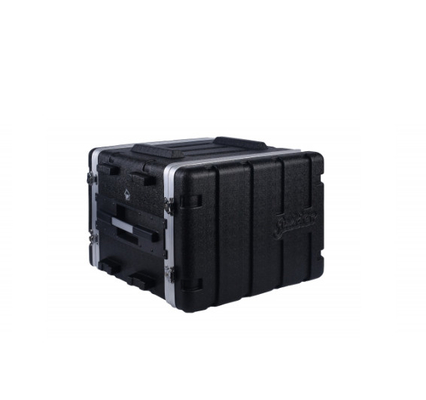 ทนทาน ABS 8U 19 นิ้วตู้แร็ค / Pa Dj เที่ยวบินกรณี 4X หนัก บิด Latches