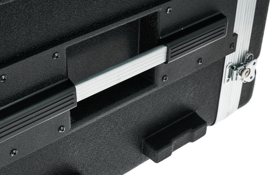 ทนทาน ABS 8U 19 นิ้วตู้แร็ค / Pa Dj เที่ยวบินกรณี 4X หนัก บิด Latches