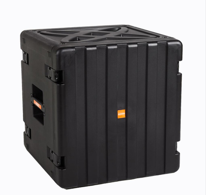 Watertight 12u 19 Inch Flight Case PP ผงเคลือบสีดำ Twist Latches