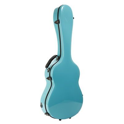 39 นิ้วไฟเบอร์กลาสกีตาร์ Hard Case Tiffiany Blue กันน้ำ