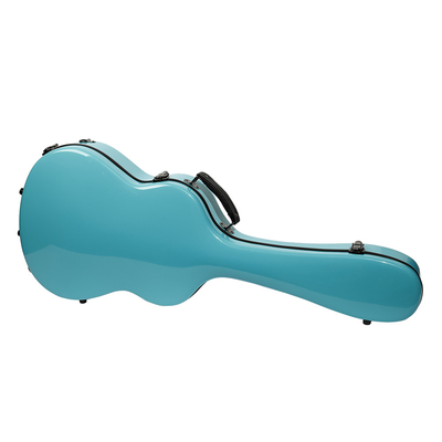 39 นิ้วไฟเบอร์กลาสกีตาร์ Hard Case Tiffiany Blue กันน้ำ