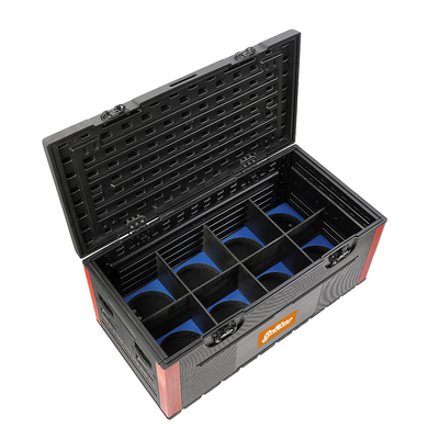 พลาสติก HDPE Led Par เที่ยวบินกรณี PE อุปกรณ์แสงสว่างกรณีโลโก้ที่กำหนดเอง