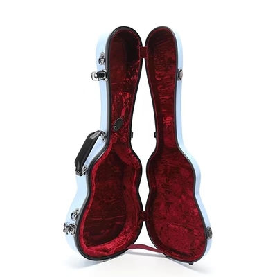 Hardshell ไฟเบอร์กลาส Tenor Ukulele Hard Case เบาะหนา Tiffiany Blue