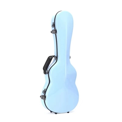Hardshell ไฟเบอร์กลาส Tenor Ukulele Hard Case เบาะหนา Tiffiany Blue