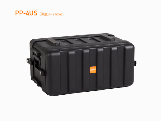 เคสแร็คเมาท์ 4U มือจับสองอันพร้อมสลักล็อคความลึก 9.8 นิ้ว