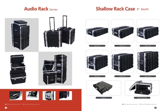 6U ABS Rack Case พร้อมประตูถอดได้ สําหรับพื้นที่ 2U 4U 3U 8U 10U